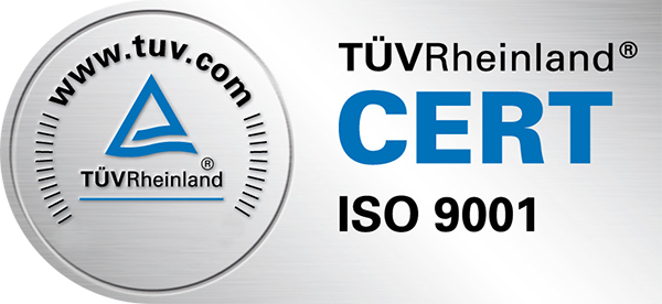 TÜV Rheinland ISO 9001